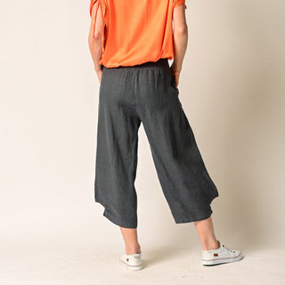linen pants - addison - granite