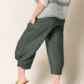 linen pants - addison - khaki