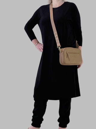 Dress Knit Black Dianne - Design Emporium