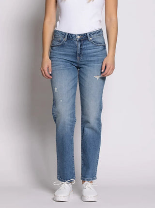 jeans - wilona boyfriend - mid rise - cara wash