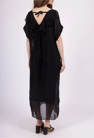 silk dress - black - SOIE