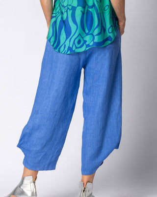 linen pants - addison - positano blue