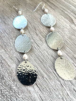 statement cactus pearls - silver