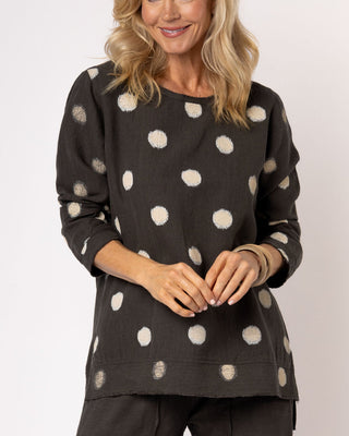 top - cotton - khaki - spot