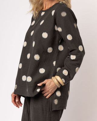 top - cotton - khaki - spot