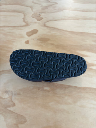 Puffer Sandals - leather - dark chocolate - CARRIE