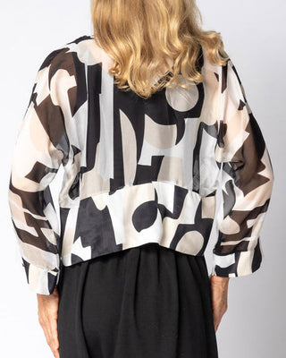 silk top - onyx - juniper