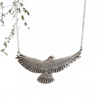 flying kea - sterling silver - 45cm