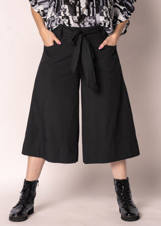 cotton culottes - black