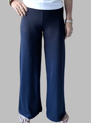 Navy Knit Ginny Pants - Design Emporium