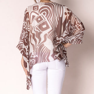 silk top - mocha