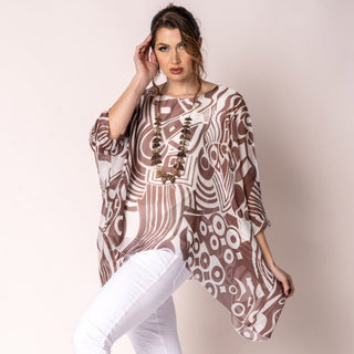 silk top - mocha