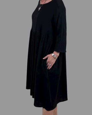 cotton dress - black - london