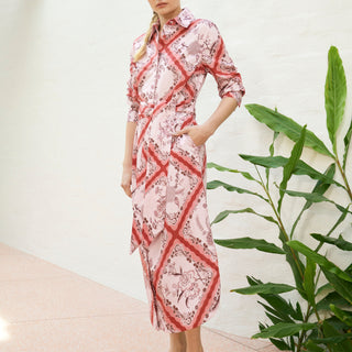 river dahlia dress - pinks