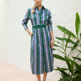 river sun dress - blues & greens