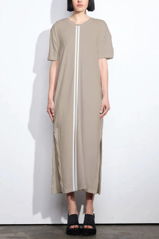 cotton - pumice - solange tee dress