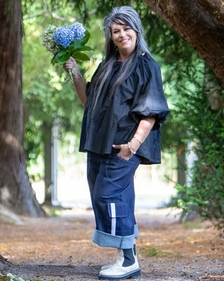 linen cotton -coco top