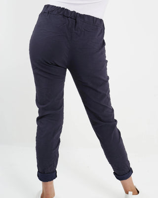 magic stretch pants - navy - italian