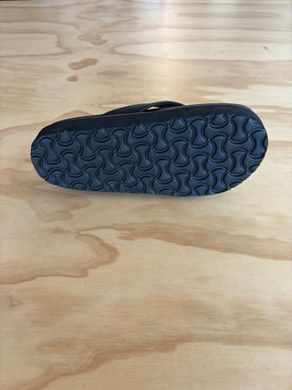 Jandals - leather - black - CARRIE